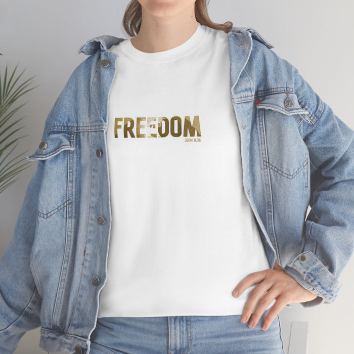 Freedom Men’s Unisex Heavy Cotton Tee