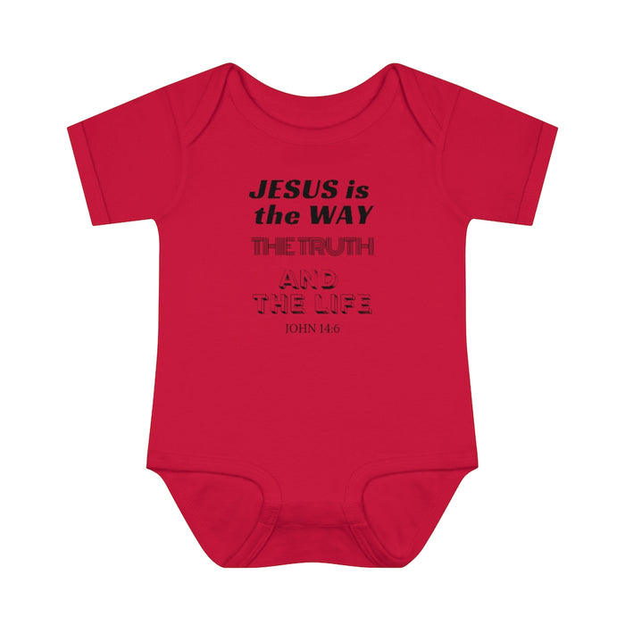 Jesus Is The Only Way Infant Baby Rib Body Suit