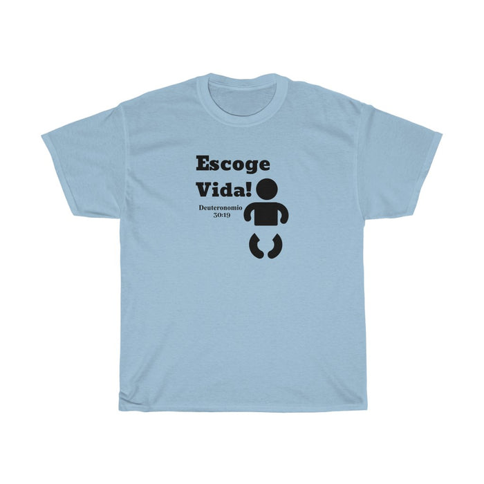 Escoge Vida Women’s Unisex Heavy Cotton Tee