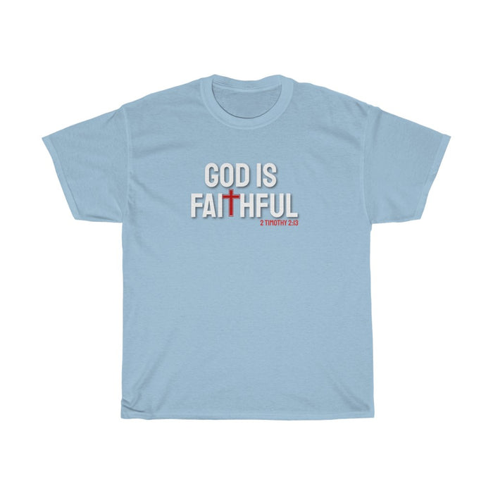 God is Faithful Women Unisex Heavy Cotton Tee