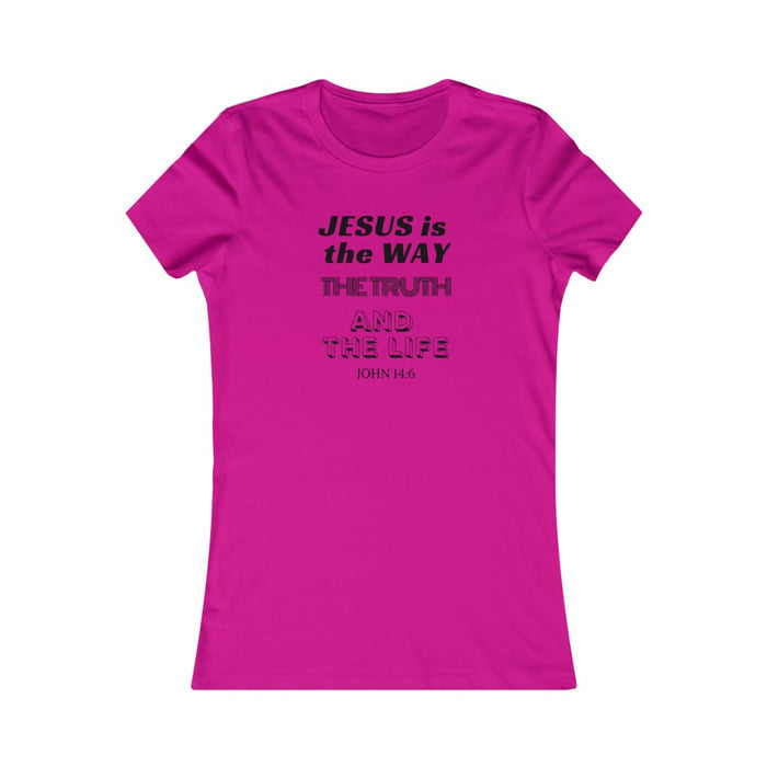 Jesus Is The Way Women's Favorite Tee