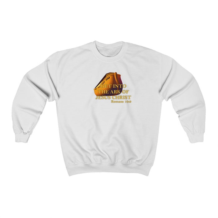 Get Into the Ark of Jesus Christ Men Unisex Heavy Blend™ Crewneck Sweatshirt