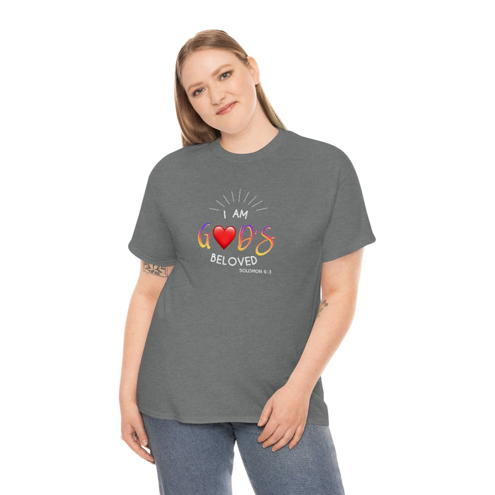 I am God’s Beloved Ladies Unisex Heavy Cotton Tee