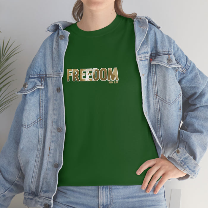 Freedom Men’s Unisex Heavy Cotton Tee