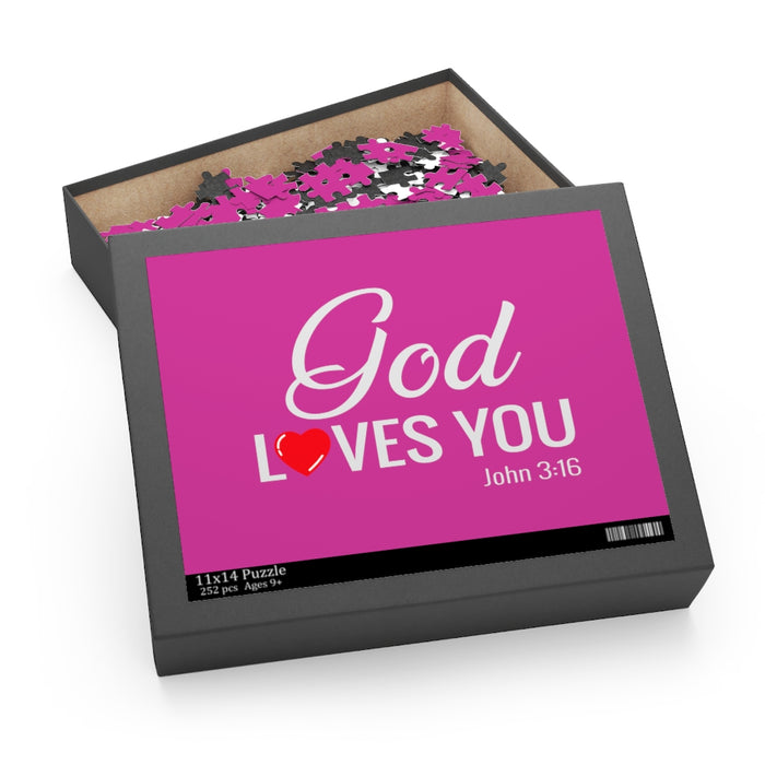 God Loves You Puzzle (120, 252, 500-Piece)