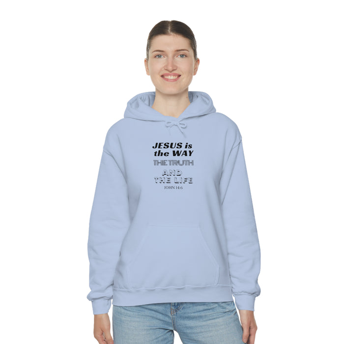 Jesus Is The Only Way Men’s Unisex Heavy Blend™ Hooded Sweatshirt