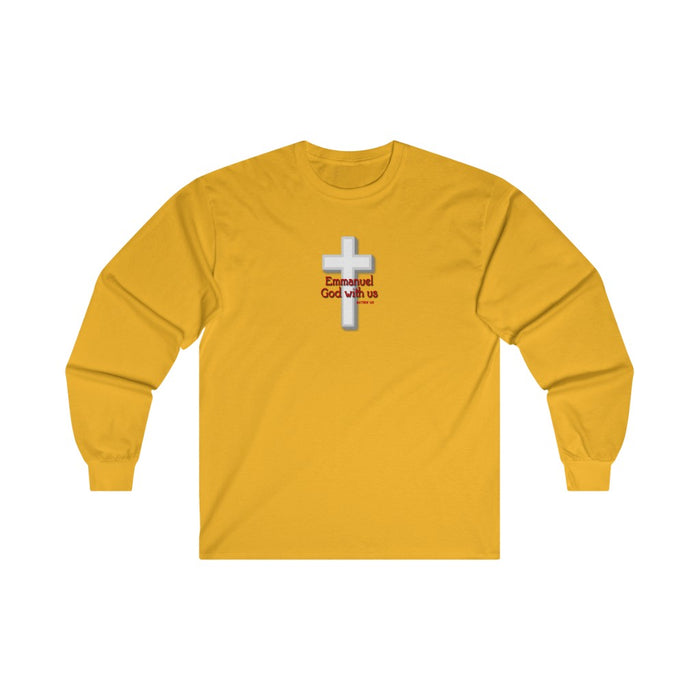 Emmanuel God With Us Men’s Ultra Cotton Long Sleeve Tee