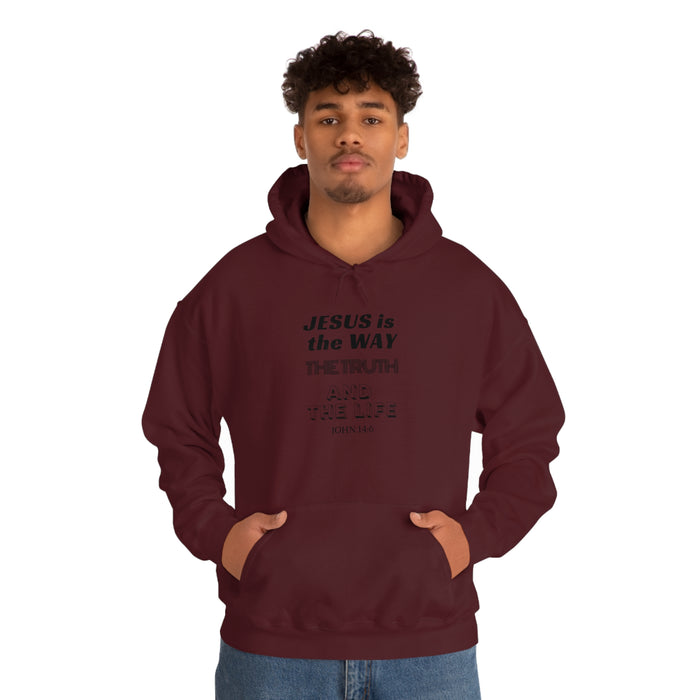 Jesus Is The Only Way Men’s Unisex Heavy Blend™ Hooded Sweatshirt