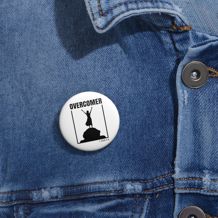 Overcomer Custom Pin Buttons