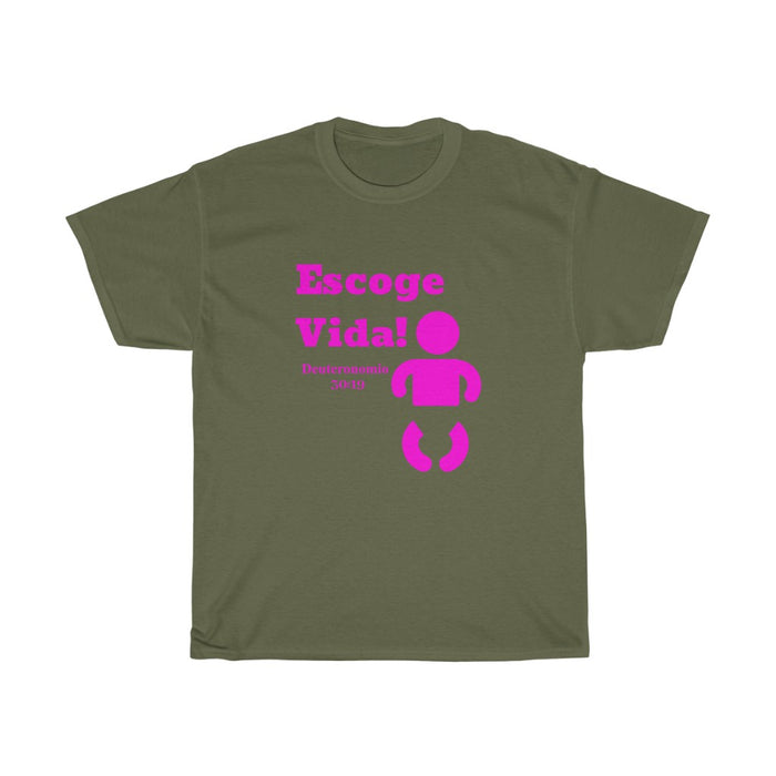 Escoge Vida Women’s Unisex Heavy Cotton Tee