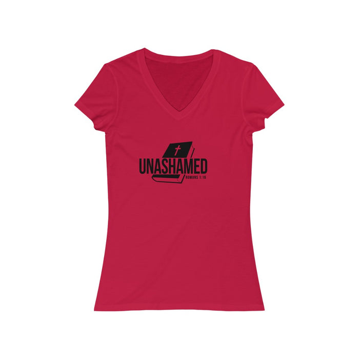 Women's Jersey Short Sleeve V-Neck Tee