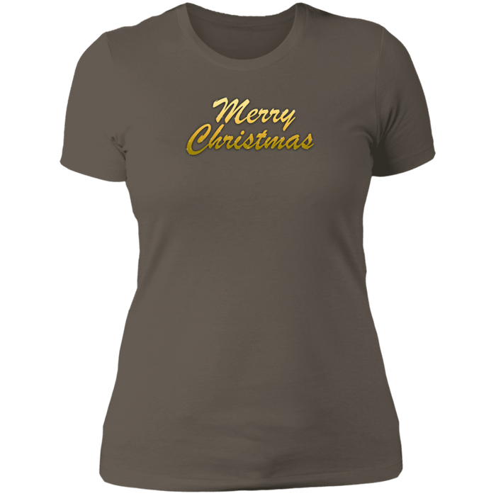 Merry Christmas Ladies Boyfriend Tee