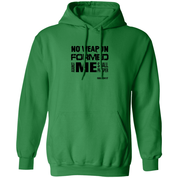 No Weapon Formed Against Me Men’s Pullover Hoodie