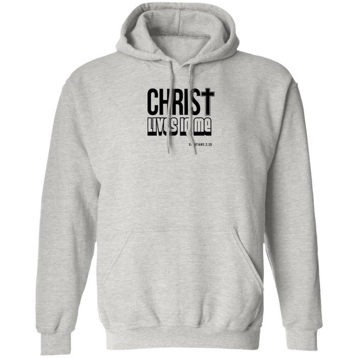 Christ Lives in Me Men’s Pullover Hoodie