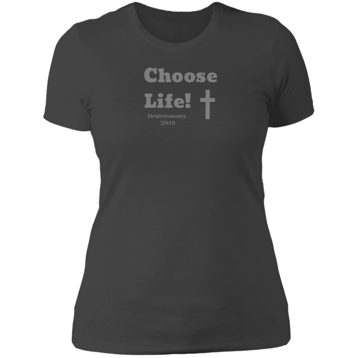 Choose Life 2.0 Ladies Boyfriend Tee