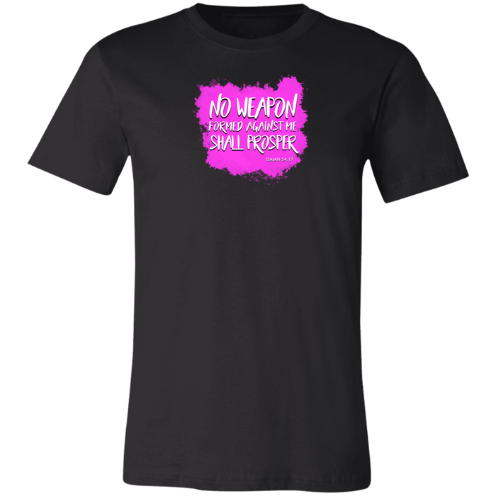 No Weapon Formed Against Me Shall Prosper Ladies Tee Shirt