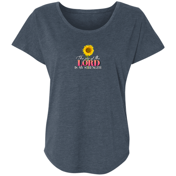 The Joy of the Lord is My Strength Women’s Triblend Dolman