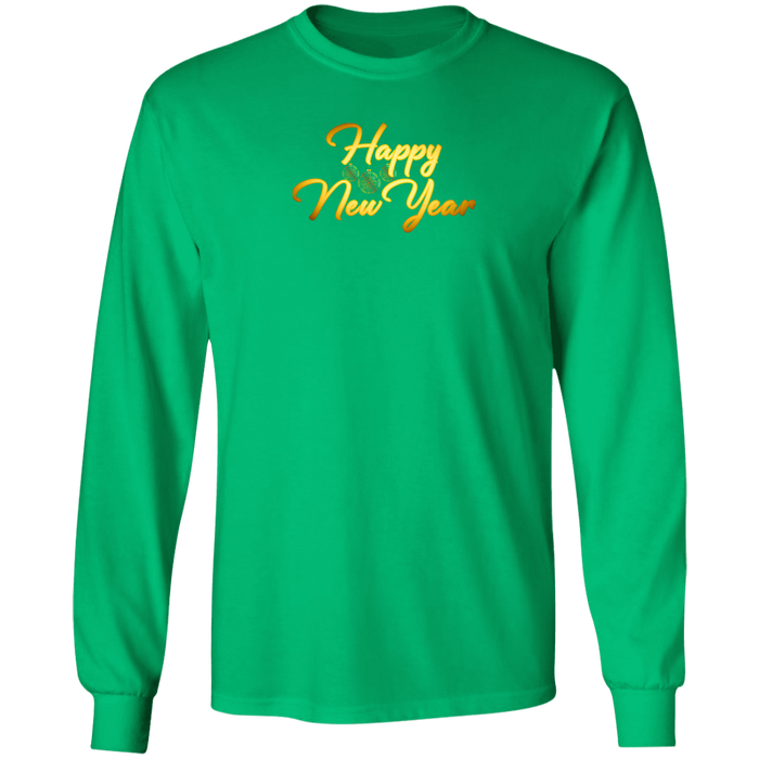 Happy New Year Men LS Ultra Cotton Shirt