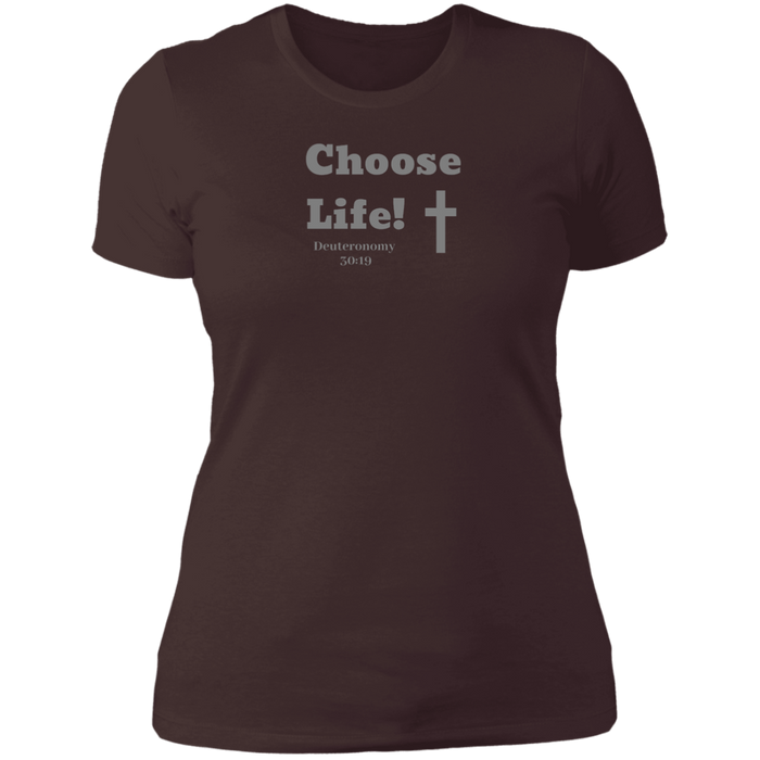 Choose Life 2.0 Ladies Boyfriend Tee