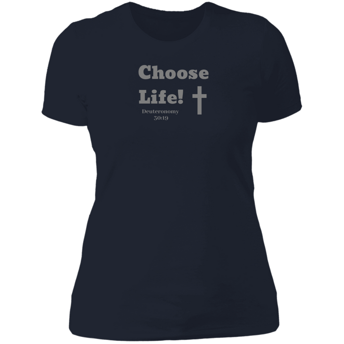 Choose Life 2.0 Ladies Boyfriend Tee