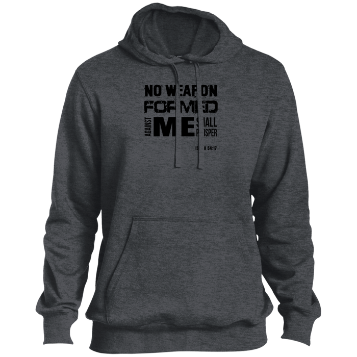 No Weapon Formed Against Me Shall Prosper Men’s Tall Pullover Hoodie