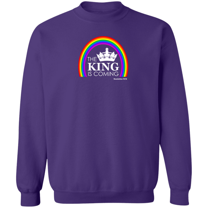 The King is Coming Men’s Crewneck Sweatshirt