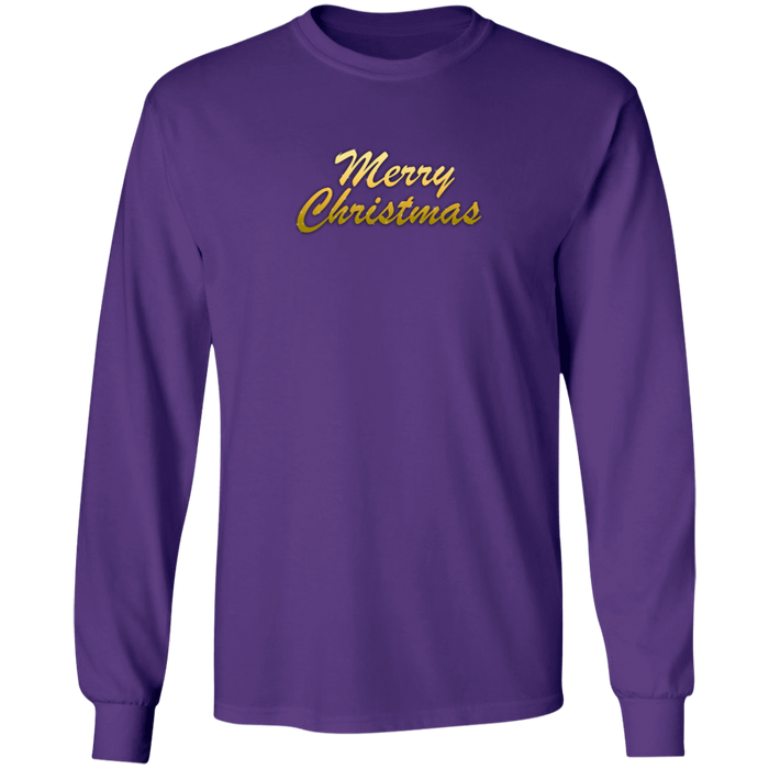 Merry Christmas LS Ultra Cotton Tee Shirt