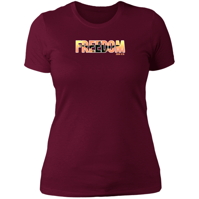 Freedom Ladies Boyfriend Tee Shirt