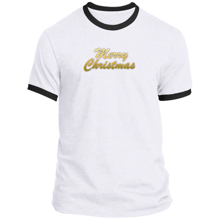 Merry Christmas Men’s Ringer Tee