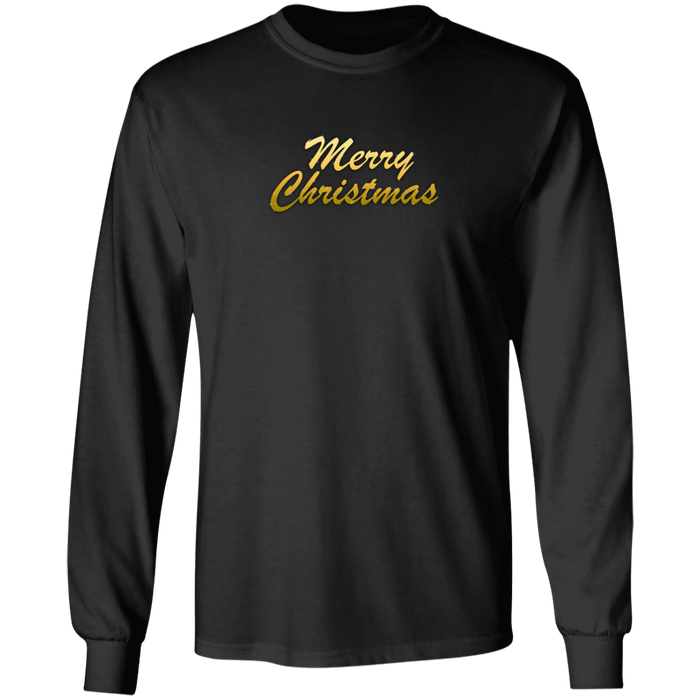 Merry Christmas LS Ultra Cotton Tee Shirt