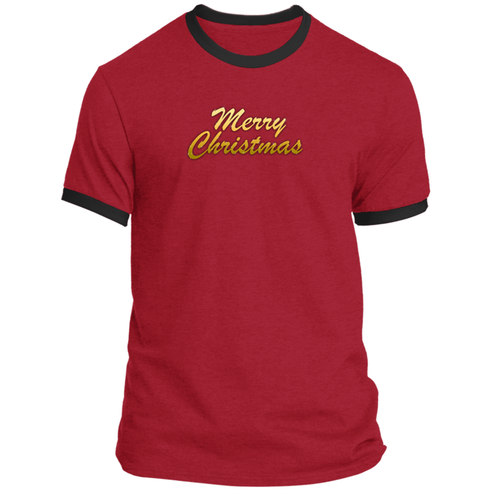 Merry Christmas Men’s Ringer Tee