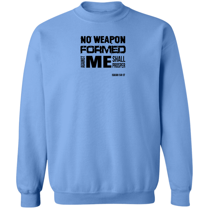 No Weapon Formed Against Me Shall Prosper Men’s Crewneck Sweatshirt