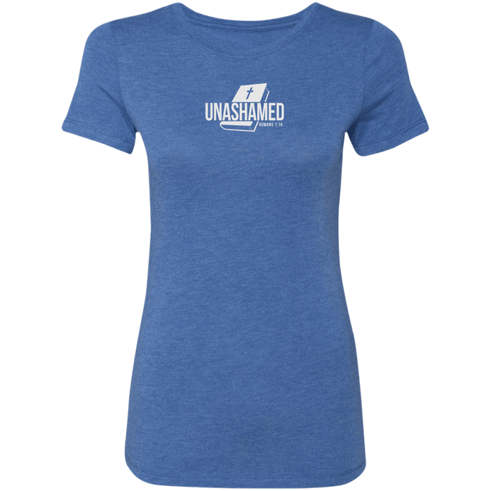 Unashamed Ladies Triblend Tee Shirt