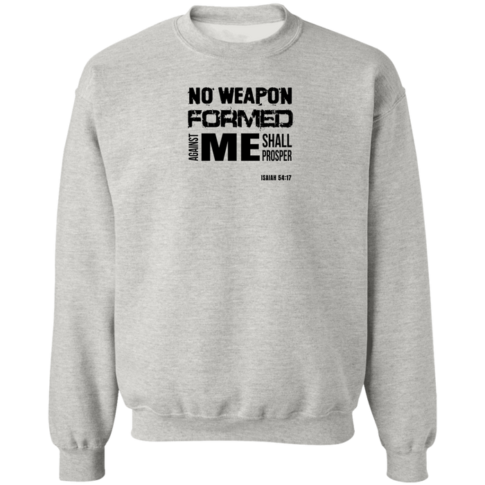 No Weapon Formed Against Me Shall Prosper Men’s Crewneck Sweatshirt