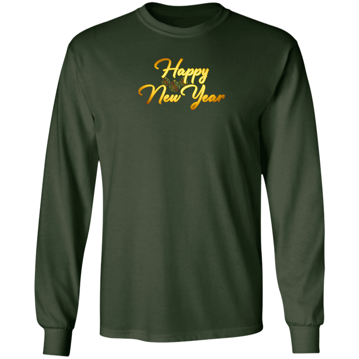 Happy New Year Men LS Ultra Cotton Shirt