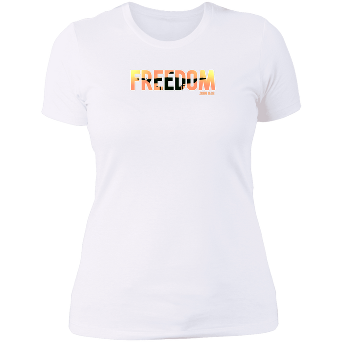 Freedom Ladies Boyfriend Tee Shirt