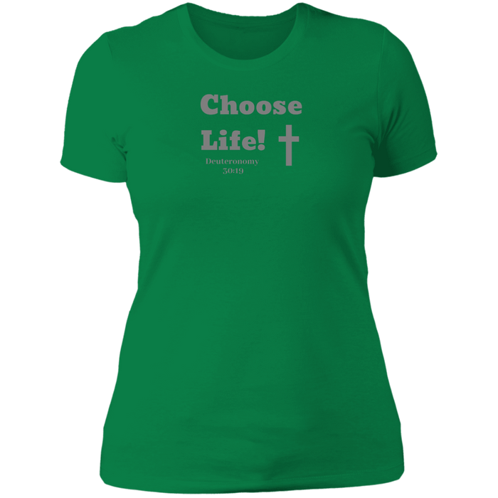 Choose Life 2.0 Ladies Boyfriend Tee