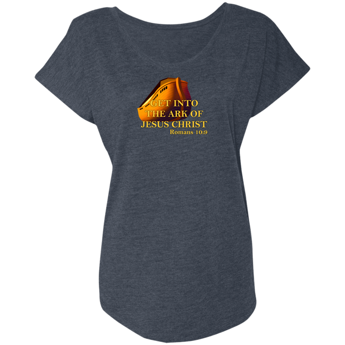 Get Into the Ark of Jesus Christ Women’s Triblend Tee