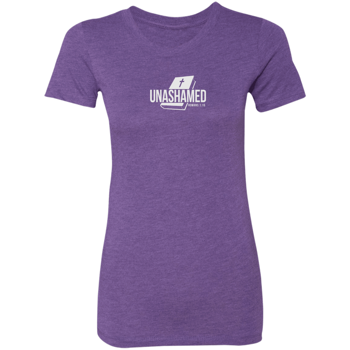 Unashamed Ladies Triblend Tee Shirt