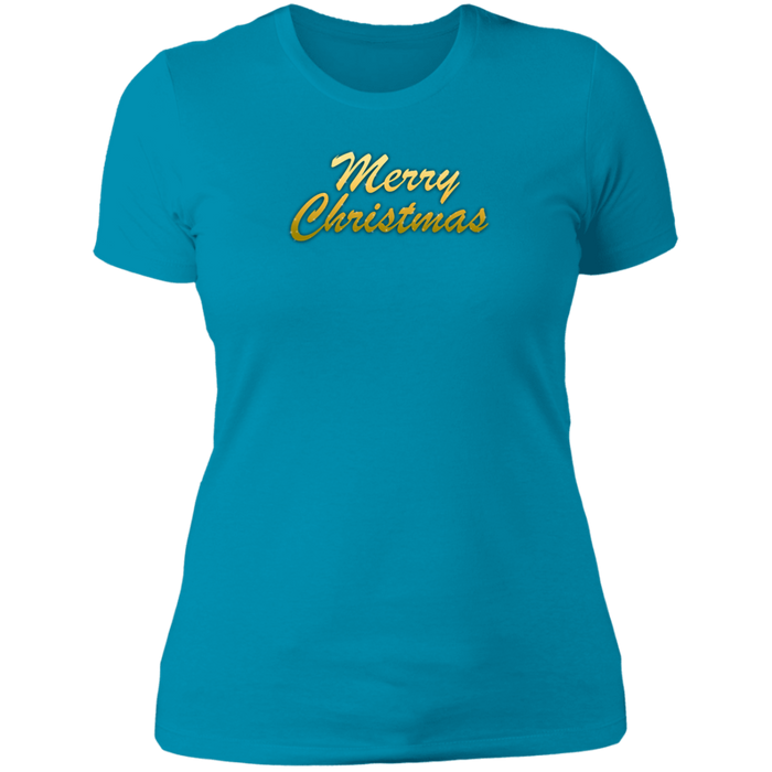 Merry Christmas Ladies Boyfriend Tee