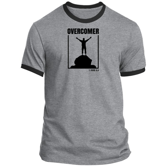 Overcomer Men’s Ringer Tee