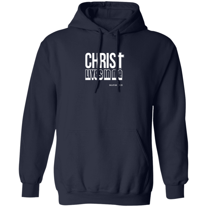 Christ Lives in Me Men’s Pullover Hoodie