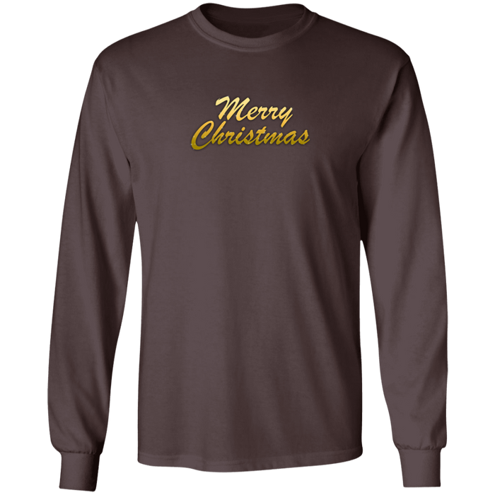 Merry Christmas LS Ultra Cotton Tee Shirt