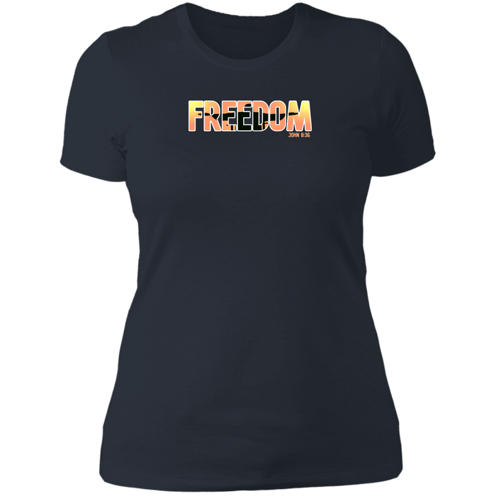 Freedom Ladies Boyfriend Tee Shirt