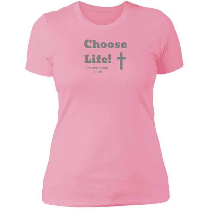 Choose Life 2.0 Ladies Boyfriend Tee