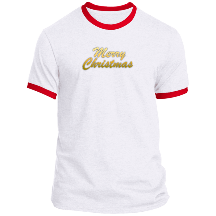 Merry Christmas Men’s Ringer Tee