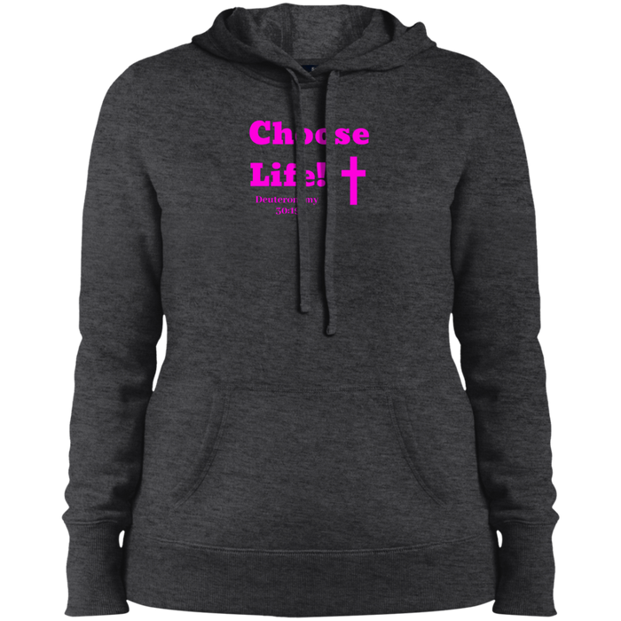 Choose Life 2.0 Ladies Pullover Hooded Sweatshirt