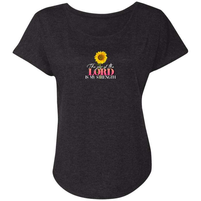 The Joy of the Lord is My Strength Women’s Triblend Dolman