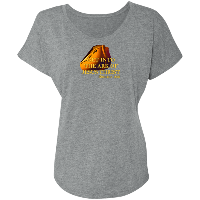 Get Into the Ark of Jesus Christ Women’s Triblend Tee