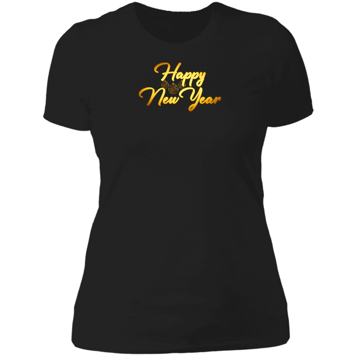 Happy New Year Ladies Boyfriend Tee